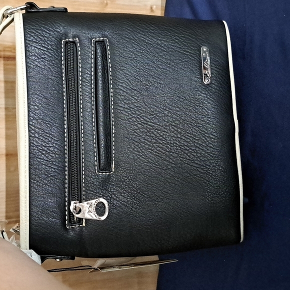Black Montana West Crossbody Purse Western style purse - Picture 2 of 7